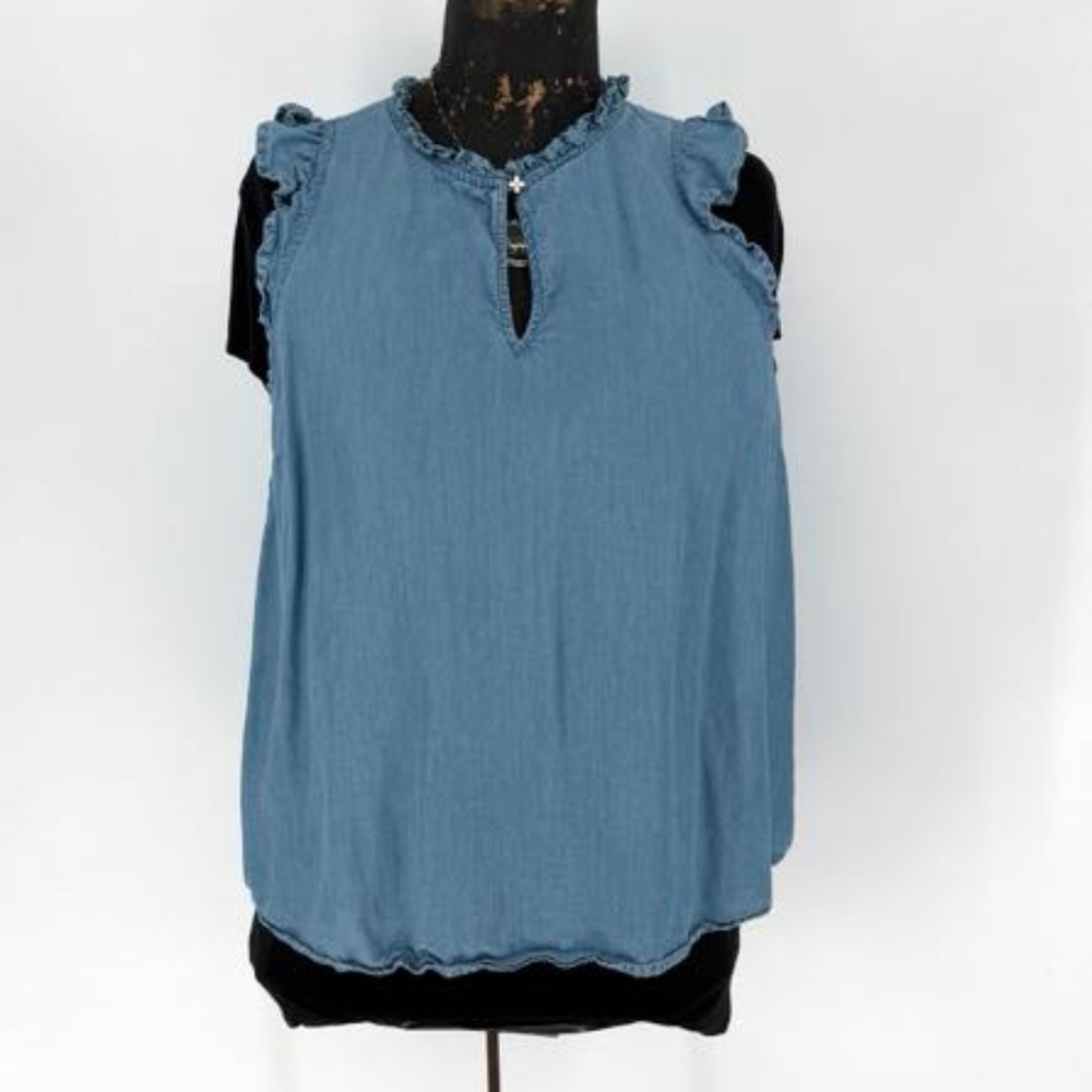 Lauren Conrad Lyocell Denim look top